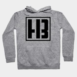 Haunted Birthday Minimalist Logo (black) Hoodie